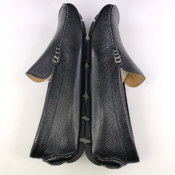 The Men’s Store Bloomingdales Black Leather Venetian Shoes Size 9.5 main image 4